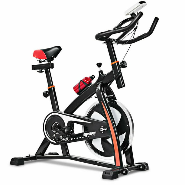 Indoor Cycle Bike Exercise Bike Stationary Bicycle Home Gym Cardio Trainer Pedal